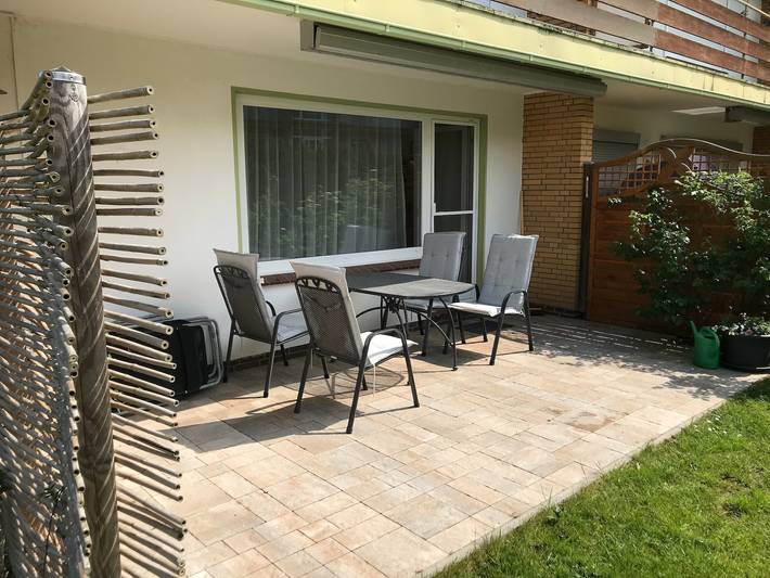 Ganze Wohnung, Ferienwohnung Schmidt Haffkamp" mit privater Terrasse, privatem Garten und Wlan in Grömitz, Ostholstein