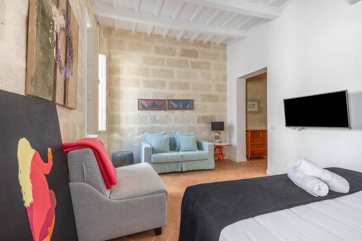 Hel lägenhet, Apartment 'Suite 2' with Wi-Fi and Air Conditioning in Mahón, Menorcas kust