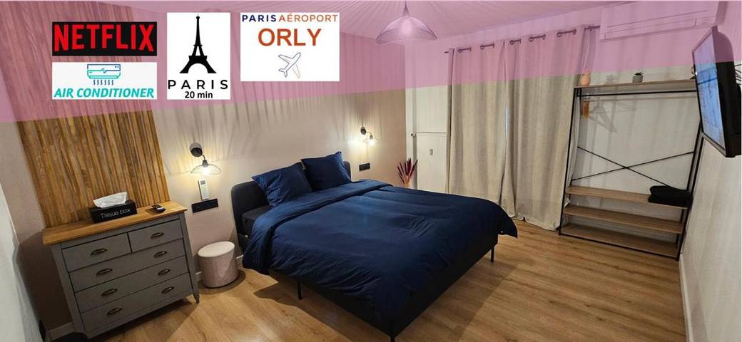 Appartement de vacances pour 2 personnes, avec Balcon à Thiais