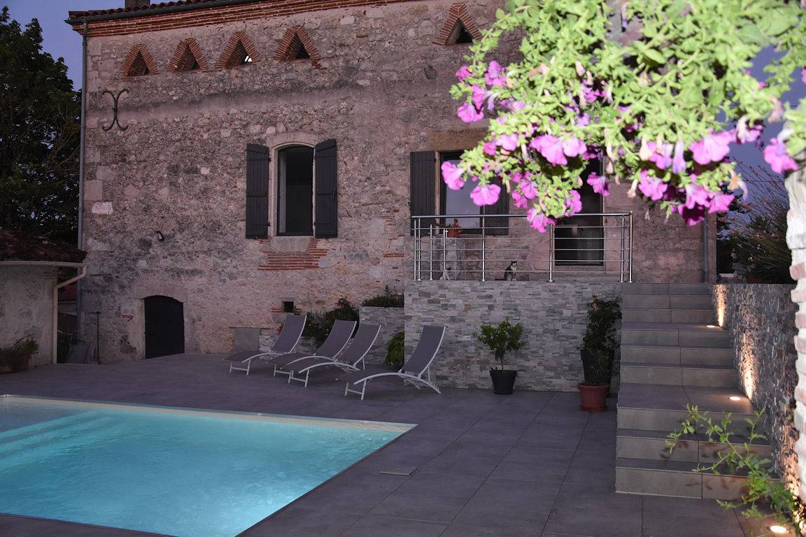 Domaine de Calbiac - Chambre Myanne Blue in Dolmayrac (Lot-et-Garonne), Quercy