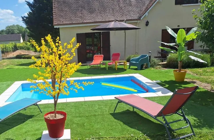 Maison de vacances pour 15 personnes, avec jacuzzi ainsi que terrasse et piscine, animaux acceptés - 1