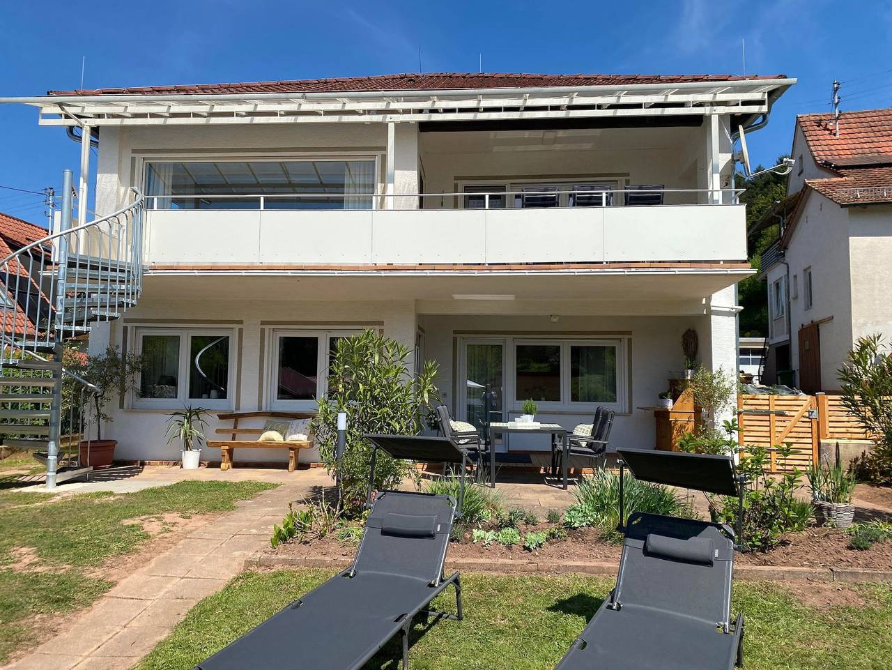 Ganze Ferienwohnung, Ferienhaus Muskatellerhof - Wohnung Nr. 01 in Silz (Pfalz), Trifelsland