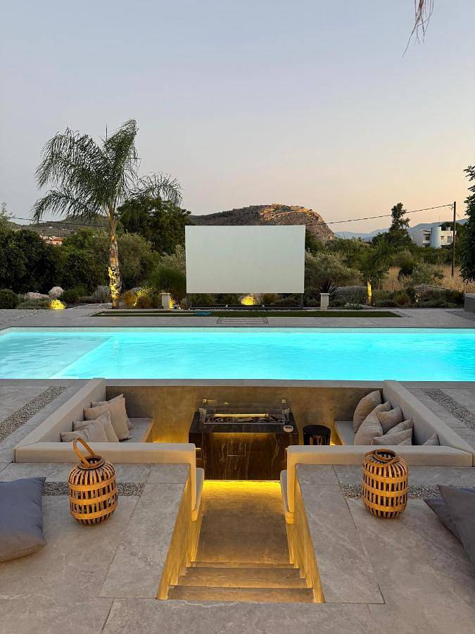 Blue Topaz Villa with Private Pool in Nafplio, Argolis