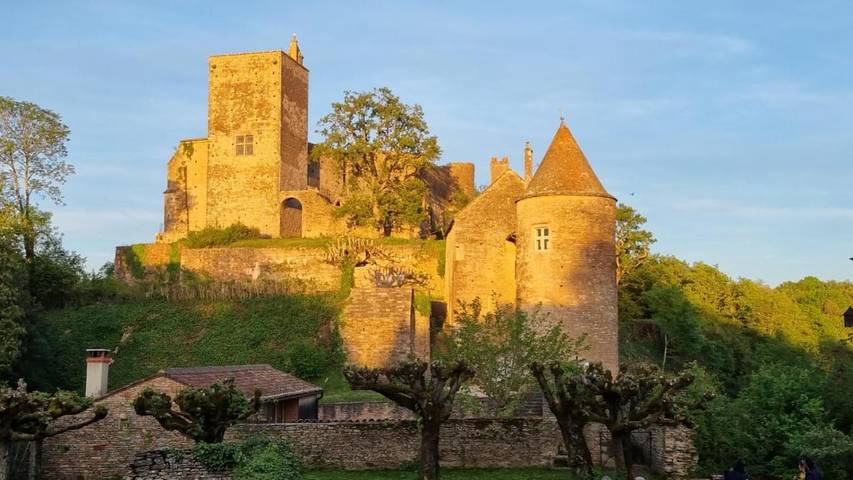 Gîte pour 4 personnes, avec vue et jardin, animaux acceptés dans Site médiéval de Brancion