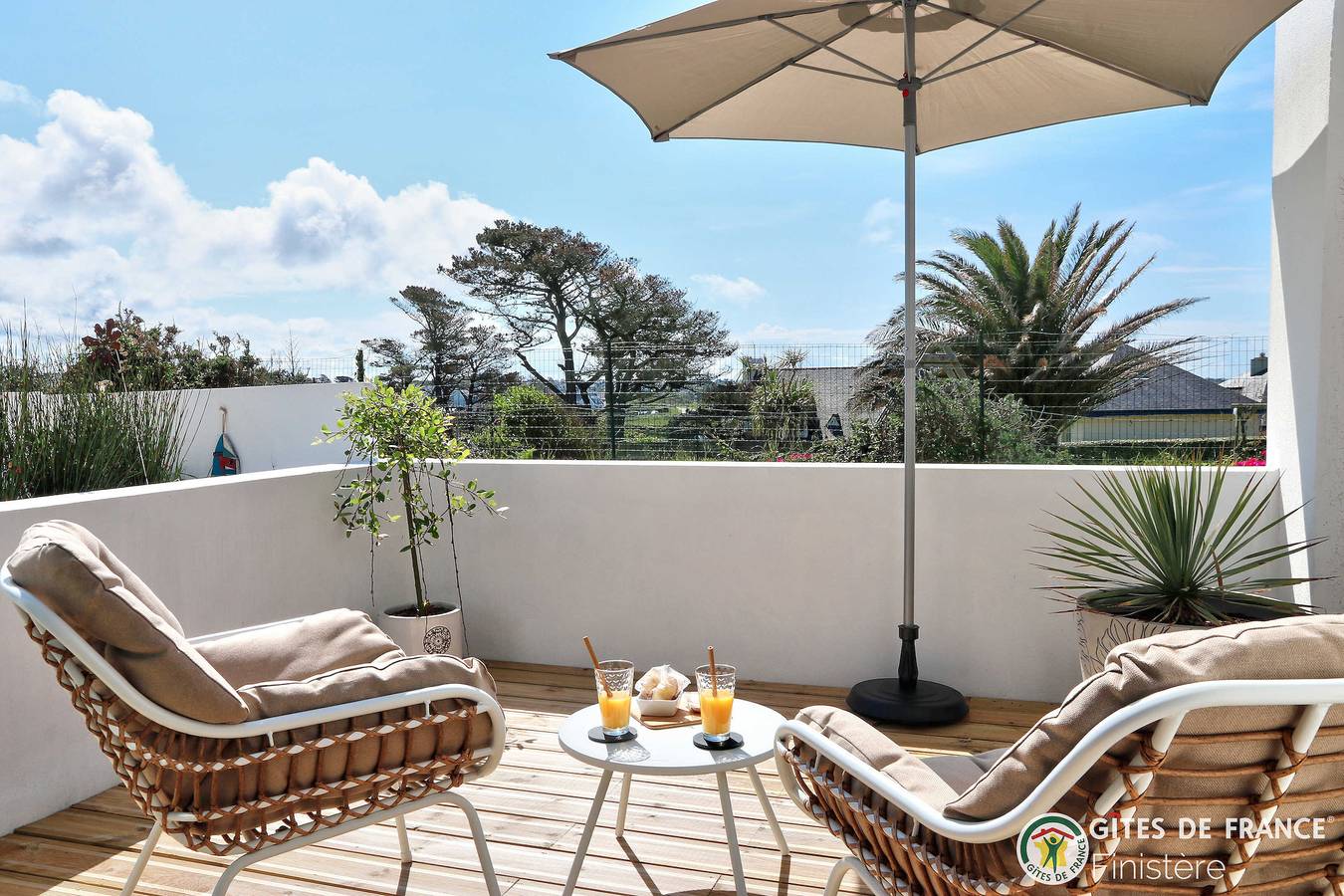 Casa de huéspedes para 2 personas con terraza in Le Conquet, Región de Brest