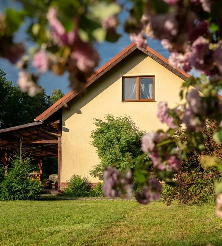 Ferienhaus für 9 Personen, mit Ausblick und Garten, mit Haustier