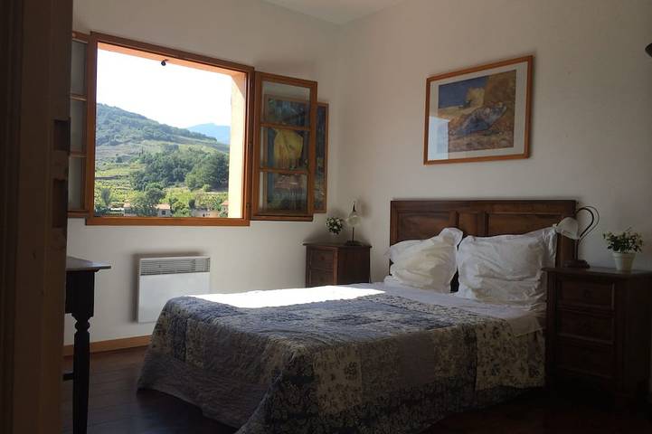 Schönes Südseite Haus mit privatem Pool in La Côte Vermeille, Collioure