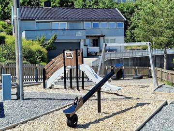 Ferienwohnung für 3 Personen, mit Kinderpool und Terrasse sowie Ausblick in Kristiansand