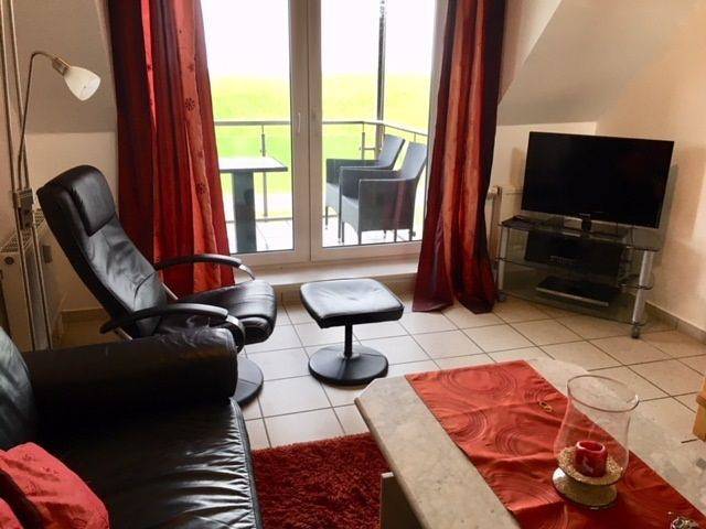 Ferienwohnung mit Meerblick für 4 Personen, mit Balkon in Norddeich