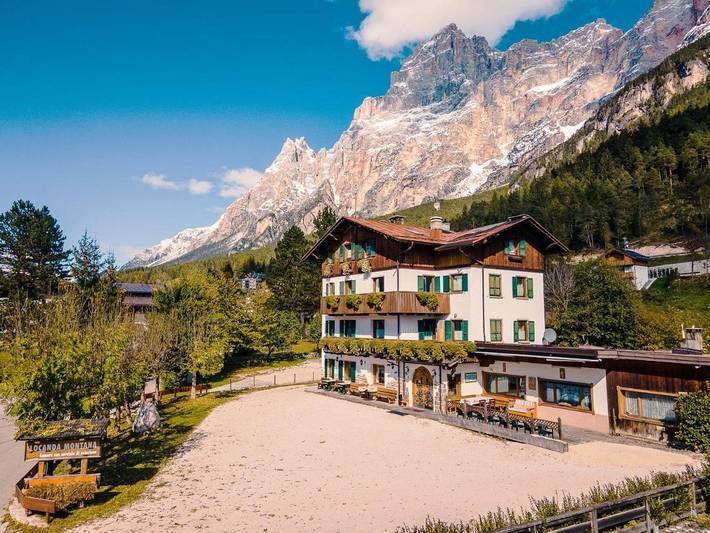 Pension voor 2 personen, met tuin en uitzicht in de Dolomieten