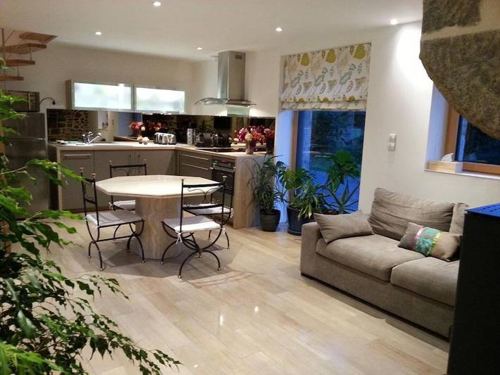 Maison de vacances pour 4 personnes, avec vue et jardin