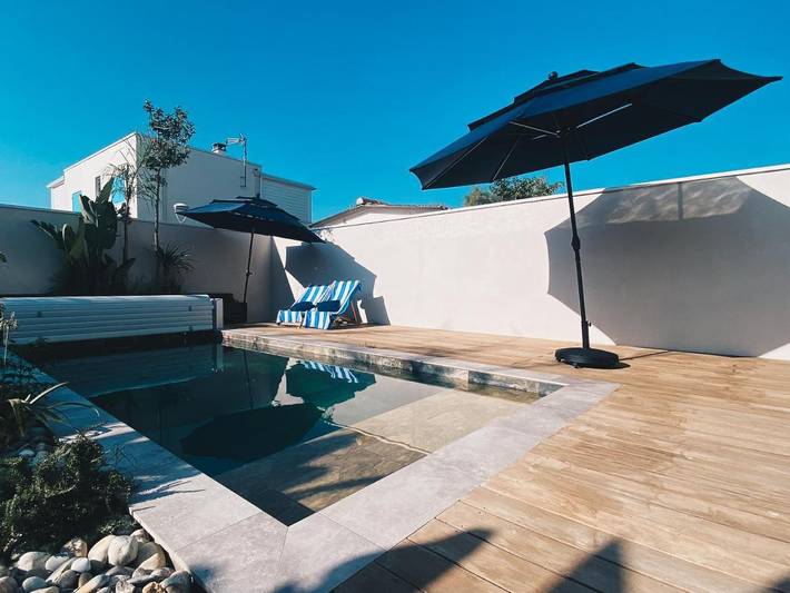 Villa pour 12 personnes, avec terrasse ainsi que piscine et jardin, animaux acceptés à Mauguio - 3