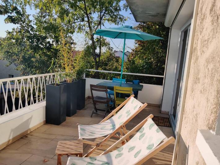 Location de vacances pour 4 personnes, avec Terrasse et Vue à La Frette-sur-Seine