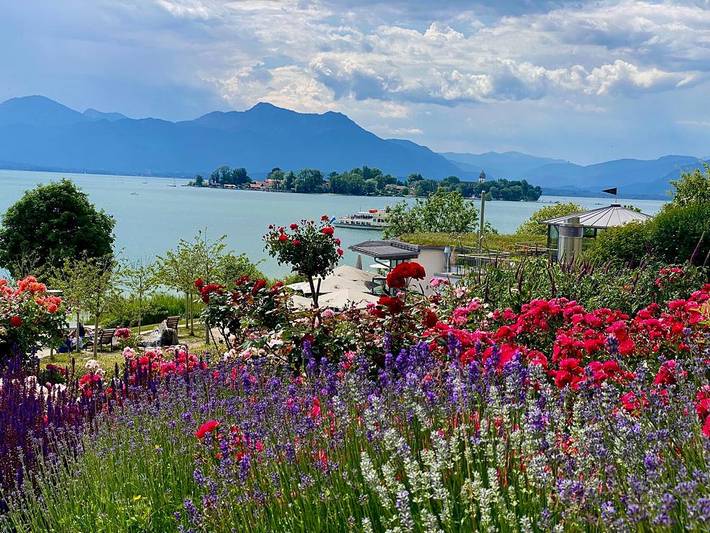 Ferienwohnung für 2 Personen, mit Balkon und Terrasse sowie Garten und Sauna in Gstadt am Chiemsee - 3