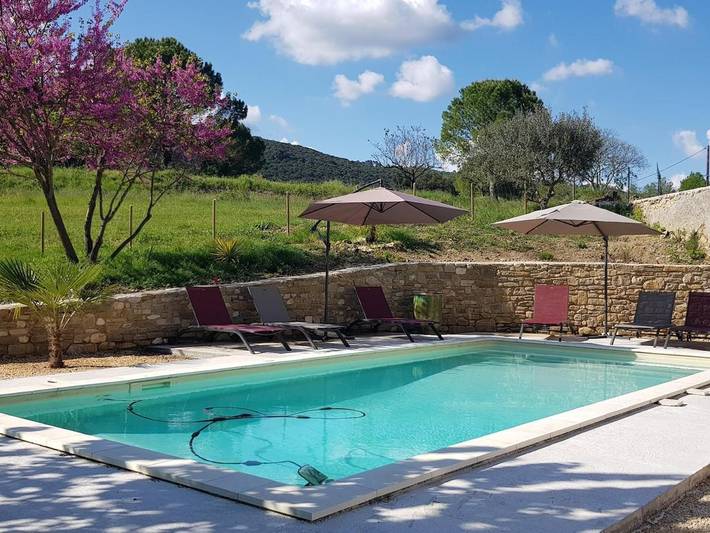 Maison de vacances pour 7 personnes, avec piscine et jardin, animaux acceptés