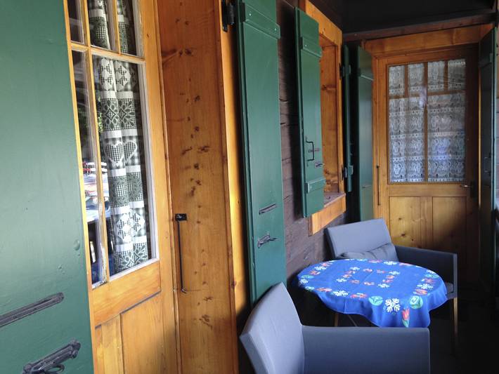 Chambre d’amis pour 6 personnes, avec balcon dans Chesières - 3