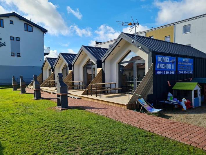 Dom dla 5 osób, z widok i ogród oraz taras w Karwia