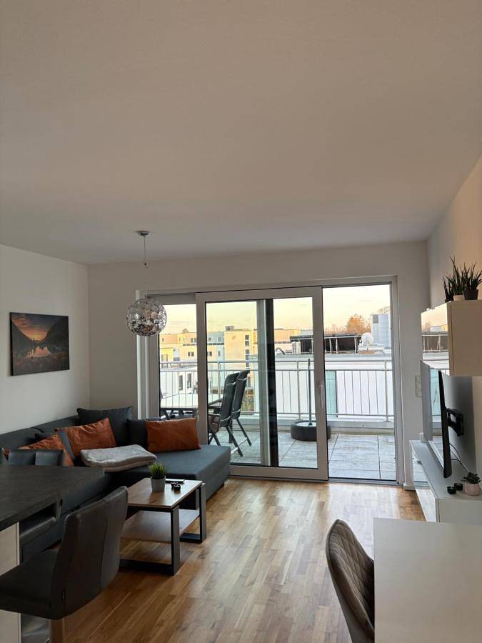 Ferienwohnung für 3 Personen, mit Terrasse und Ausblick in Nördlingen - 4