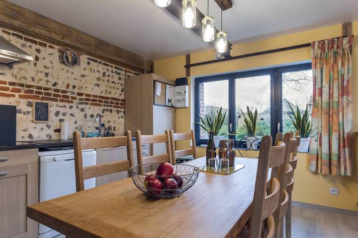 Gîte pour 7 personnes, avec jardin et terrasse à Saint-Jouin-Bruneval - 3