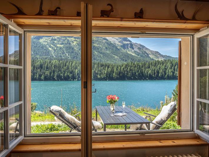 Ferienwohnung für 2 Personen, mit Seeblick und Garten in St. Moritz - 2