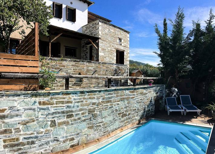 Vakantiehuis voor 8 personen, met tuin in Pilion