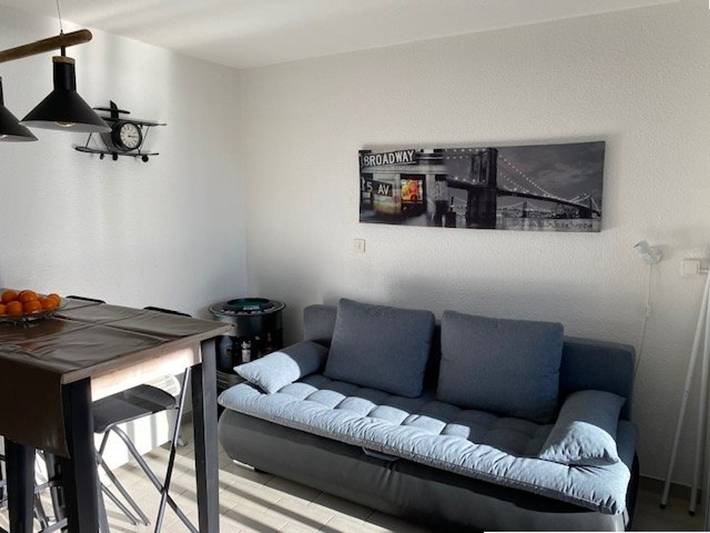 Estudio entero, Estudio cabina con terraza y acceso a piscina, 4 plazas - Le Barcarès in Le Barcarès, Côte d'Améthyste