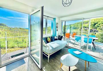 Gîte pour 7 personnes, avec vue et terrasse, animaux acceptés à Reichsfeld