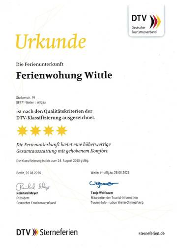 Ferienwohnung für 4 Personen in Weiler-Simmerberg, Allgäuer Alpen, Bild 1