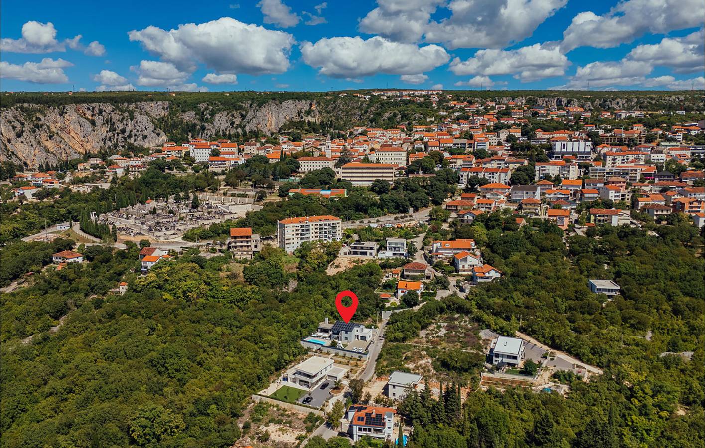 Charmantes Apartment in Imotski mit Pool und Terrasse, in der Nähe des Stadtzentrums in Imotski, Makarska Riviera