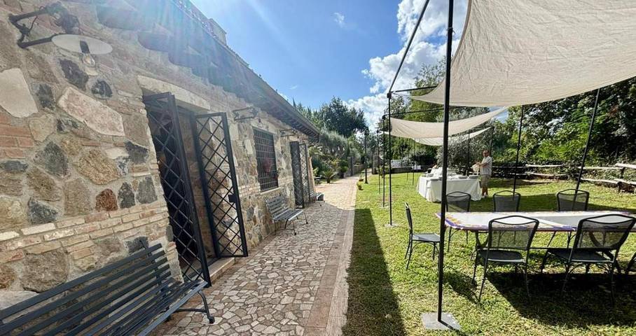 Villa per 12 persone, con panorama e terrazza, con animali domestici in Sacrofano
