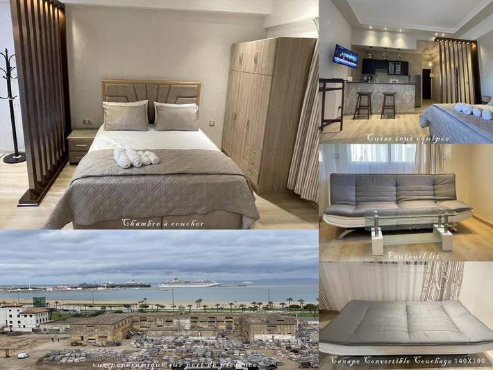 Location de vacances pour 2 personnes, avec vue à Tanger