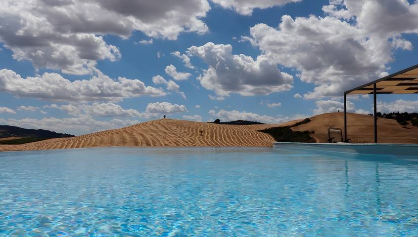 Casa vacanza per 12 persone, con giardino, con animali domestici in San Quirico d'Orcia