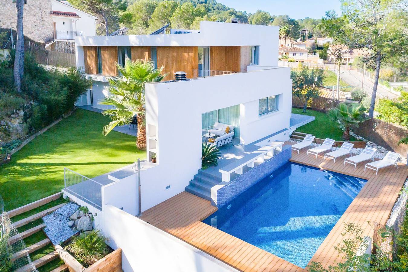 Chalet para 12 personas con piscina in Olivella, Garraf
