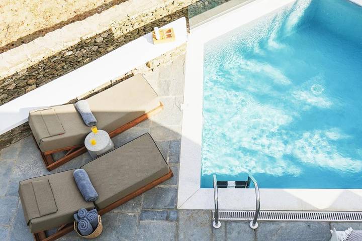 Location de vacances pour 5 personnes, avec piscine ainsi que jardin et vue dans Apollonia - 2