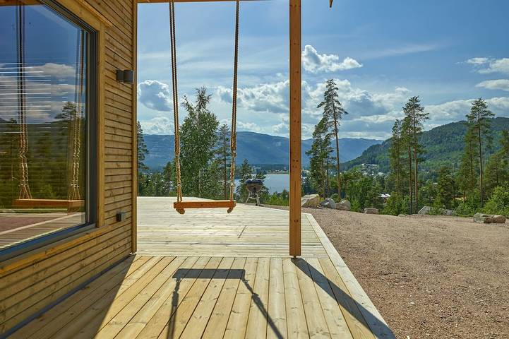 Blockhütte für 10 Personen, mit Sauna und Garten - 1