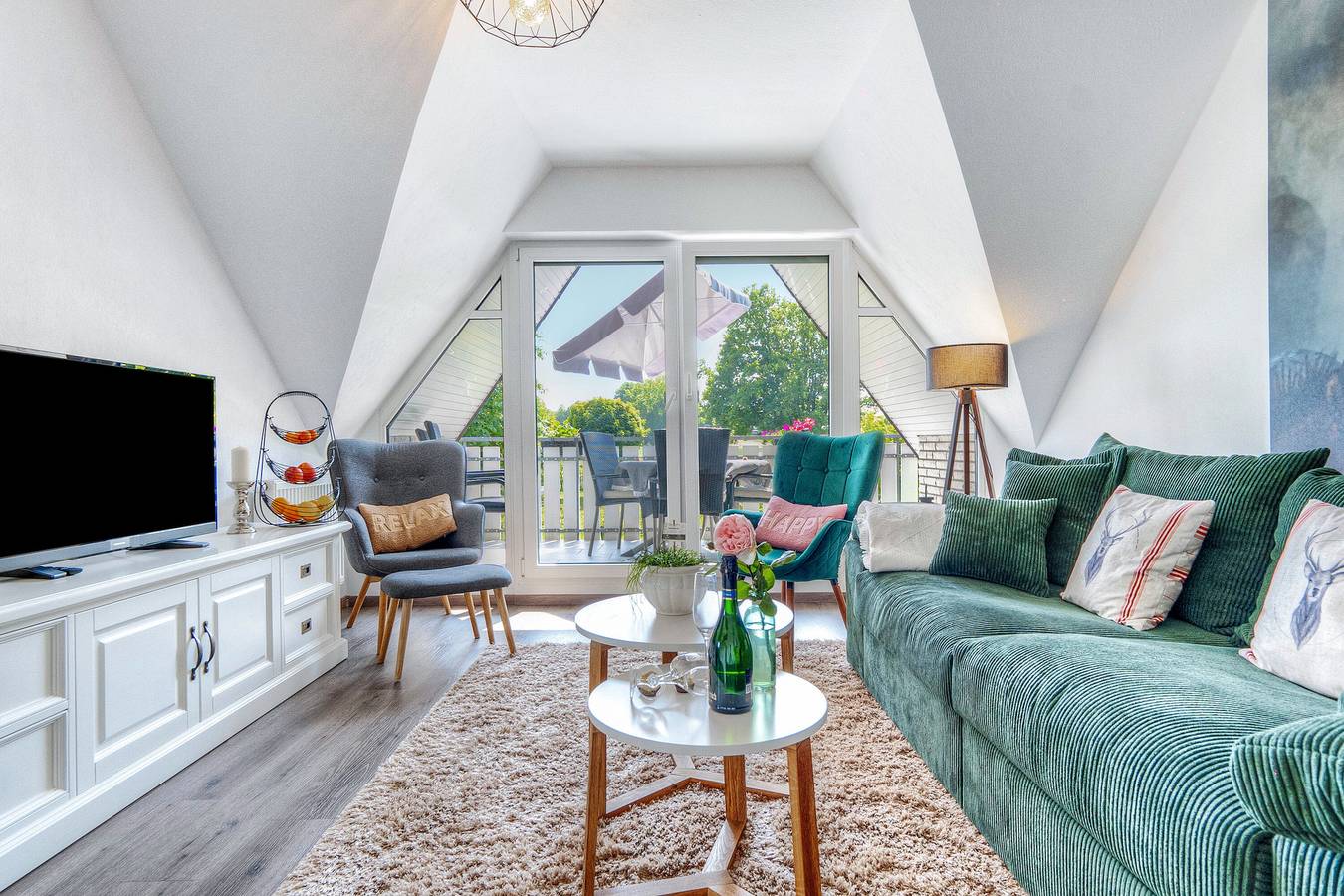 Ganze Wohnung, Ferienwohnung 'Relax' mit Gemeinschaftsgarten, Wi-Fi und Klimaanlage in Mettingen, Münsterland