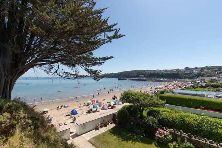 Ganze Wohnung, Ferienwohnung für 4 Personen mit Meerblick in Saundersfoot, Pembrokeshire
