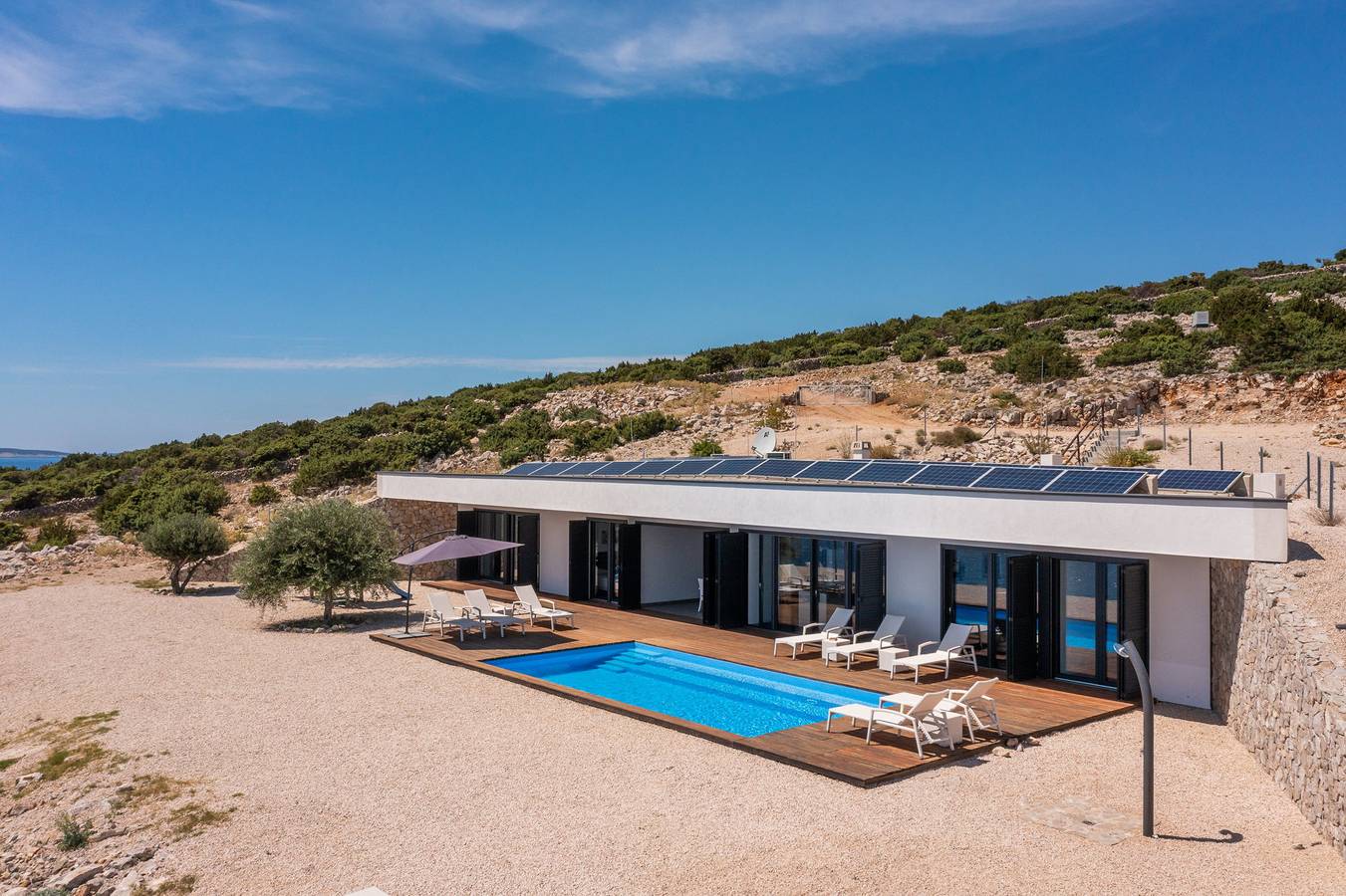 Villa Desert Rose mit Pool in Pag Stadt, Pag