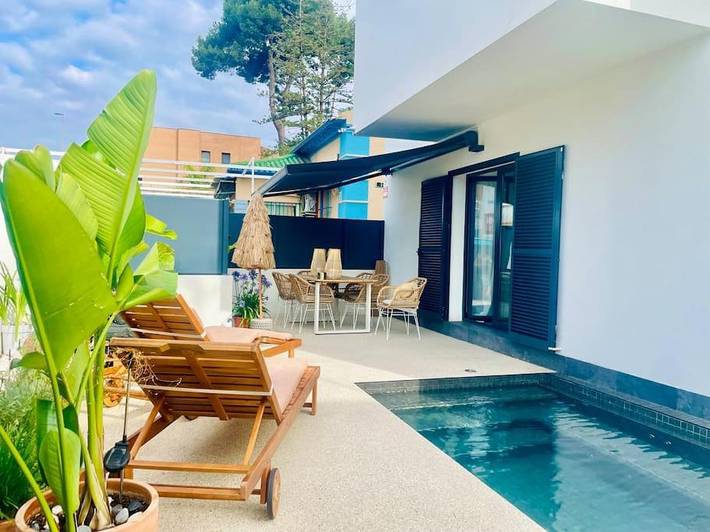 Villa für 4 Personen, mit Pool und Whirlpool sowie Garten in Malaga - 4