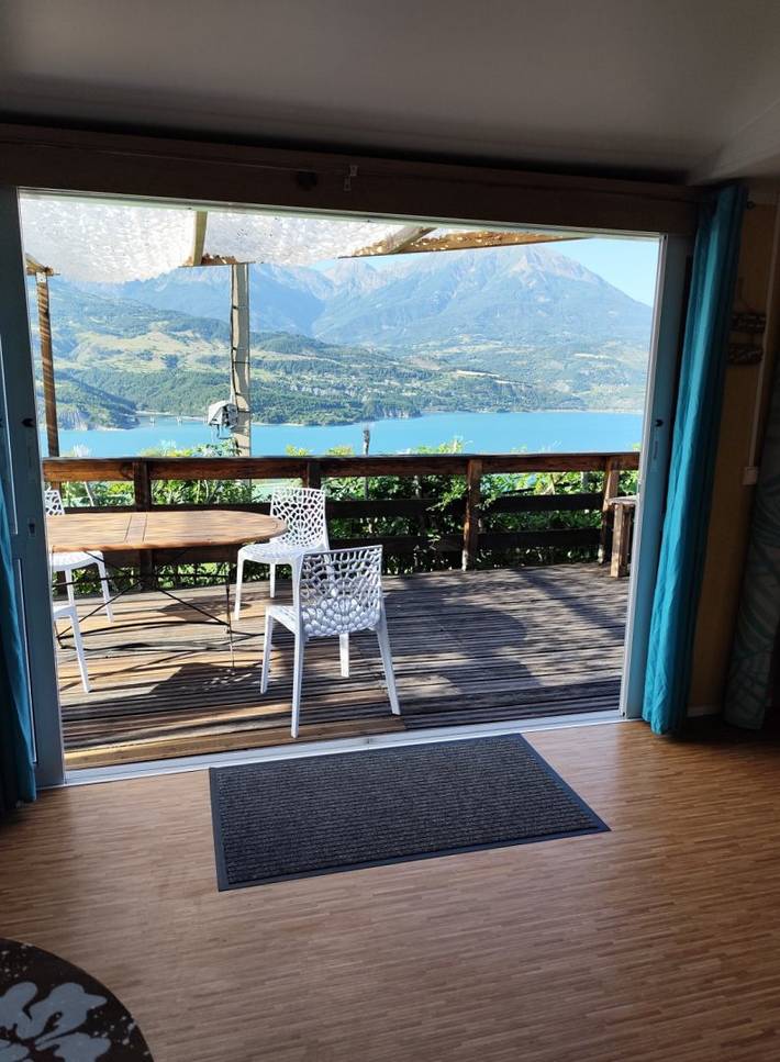 Mobil home pour 4 personnes, avec terrasse et vue sur le lac dans les Alpes-de-Haute-Provence - 4