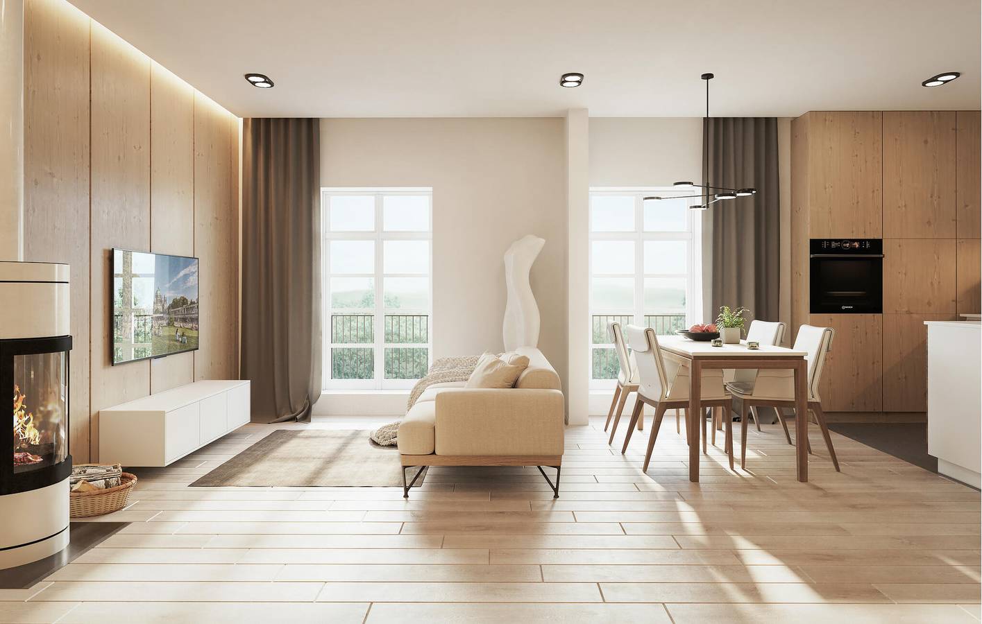 Ganze Ferienwohnung, Moderne Wohnung mit Terrasse, Küche, 700m zum Dönerhaus in Bad Frankenhausen, Region Kyffhäuser