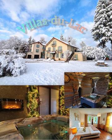 Gîte pour 6 personnes, avec jardin et jacuzzi à Clairvaux-les-Lacs