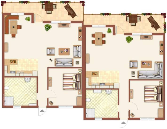 Ferienhaus für 4 Personen, mit Garten und Terrasse, kinderfreundlich in Diedrichshagen - 2