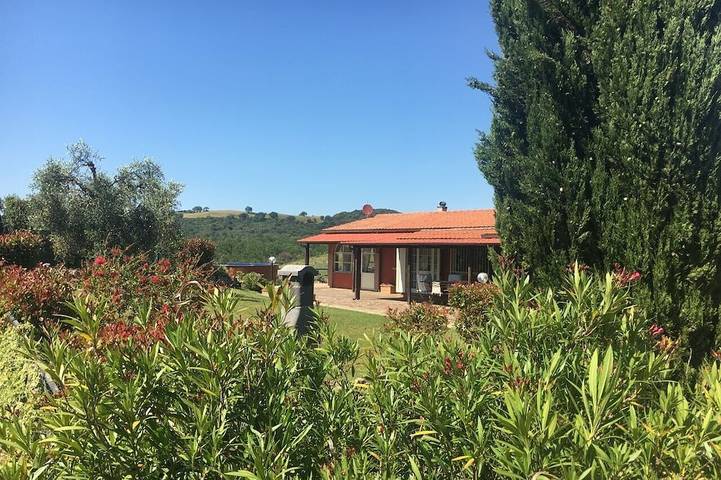 Ferienhaus für 4 Personen, mit Balkon und Garten, mit Haustier