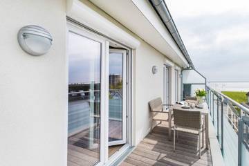 Ferienwohnung für 4 Personen, mit Sauna und Balkon am Hafen Büsum