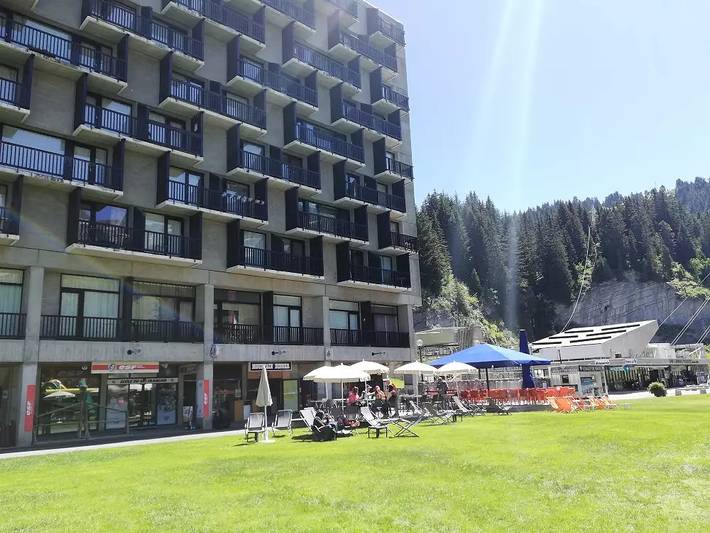 Studio voor 4 personen, met Balkon en Uitzicht in Flaine