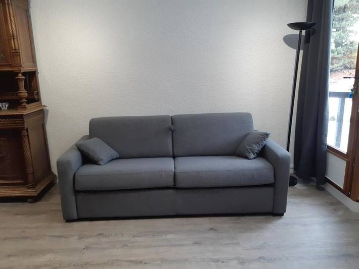 Gîte pour 6 personnes, avec vue et balcon, animaux acceptés dans Cinema le Schuss (Chamrousse)