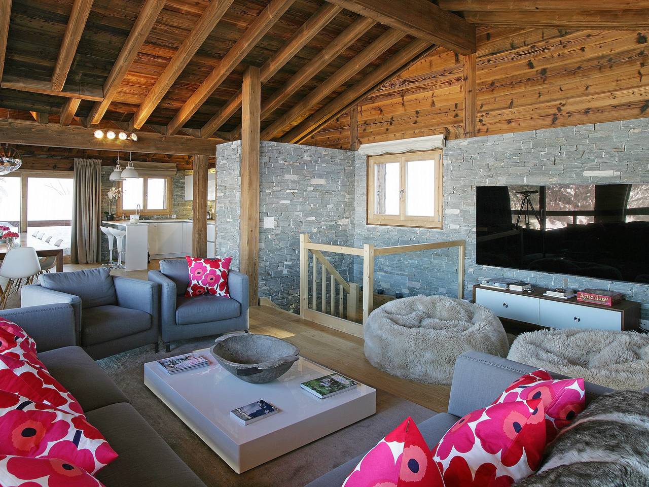 Chalet The Big Bear in La Tzoumaz, Riddes
