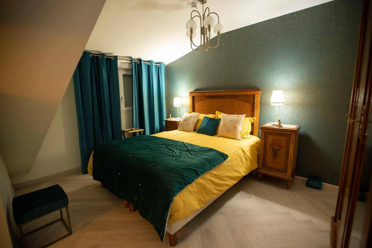 Chambre art deco Gatsby dans maison d'hote "Le Petit Clouet" - Rochecorbon in Rochecorbon, Région de Tours