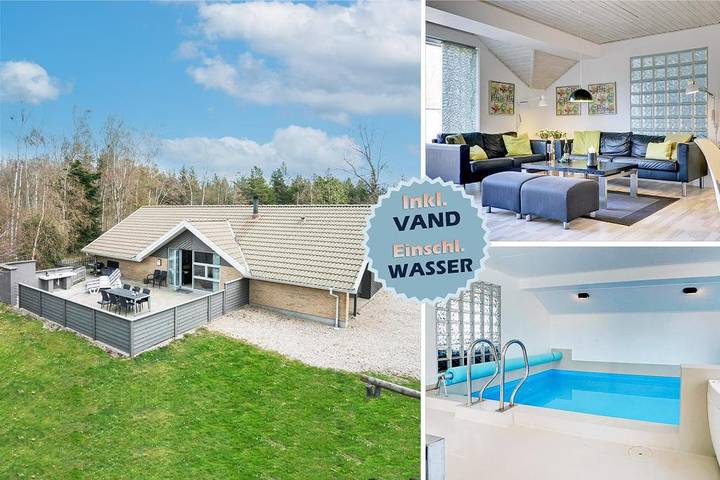 Ferienhaus für 8 Personen, mit Whirlpool und Pool sowie Sauna, mit Haustier in Henne Strand